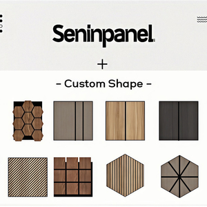 Panneaux muraux acoustiques en bois de <span class=keywords><strong>placage</strong></span> naturel Seninpanel pour l'insonorisation et la décoration intérieure contemporaine - Product Image 2