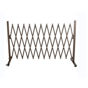 Puerta de barricada extensible de metal, valla <span class=keywords><strong>temporal</strong></span> para eventos, portátil móvil X barrera de seguridad, valla de aluminio plegable en expansión - Product Image 4