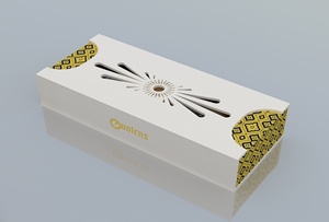 Boîte cadeau en bois pour parfum, design luxueux, personnalisable, avec laser, en MDF, finition mate/brillante, approuvée BV/REACH, vente en gros - Product Image 3
