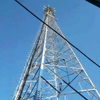 Torre de Telecomunicaciones Multifuncional de Acero para Energía Solar, TV Satelital, Microondas, Antena Inalámbrica, Señal de Internet, Radio CB