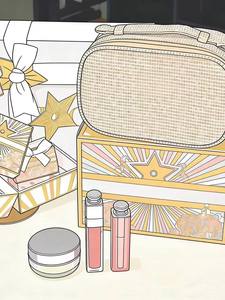 Bolsa de maquillaje al por mayor de fábrica con lentejuelas exquisitas, bolso práctico, estilo femenino, bolsos cuadrados pequeños - Product Image 2