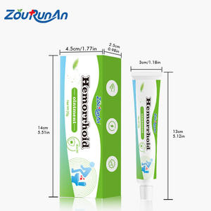 ZouRunAn Marque Blanche Pommade Naturelle pour Hémorroïdes 20g Efficacité Rapide Crème Anti-Douleur Hémorroïdaire - Product Image 2