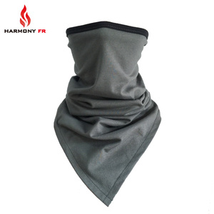 Vendita all'ingrosso EN11612 classificato modacrilico miscela Logo personalizzato FR resistente al fuoco NFPA 2112 ghetta collo - Product Image 4