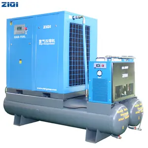 Compressore d'aria elettrico da 20 hp 10bar 13bar con vite, risparmio energetico di alta qualità