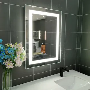 Manufacturer Shower Mirror Hotel Wall LED Light Mirrors Full UL Touch Sensor Anti-fog 2436/4836/6036 Led Bathroom Mirror