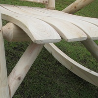 Livraison rapide mobilier d'extérieur chaise à bascule moderne chaises à bascule en bois pour adultes