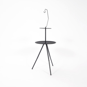 Adjustable Height Round Camping <b>Table</b>-Lightweight Aluminum Alloy Telescopic <b>Folding</b> Legs for Picnic - Product Image 1