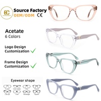 Personnalisation de lunettes optiques en acétate haut de gamme, fabriquées à la main, durables, avec montures intégrales pour un usage quotidien, OEM/ODM