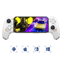 Manette de jeu extensible B01, type C, sans fil, BT, avec joysticks à effet Hall, pour téléphone Android, Switch, contrôleur IOS