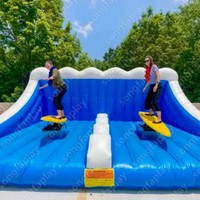 Simulateur de surf gonflable portable d'extérieur pour enfants, entraîneur d'équilibre pour le surf, couleur personnalisée, marque Songfa, matériau PVC