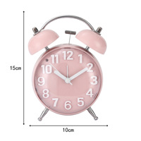 Nouvelle Horloge de Bureau Électronique Numérique Moderne en Métal, Modèle 2026, Cadran 3D Haute Esthétique, Double Alarme Sonore, Cadeau Quartz pour Enfants