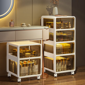 Đa-Chức Năng Duy Nhất Hai Lớp Chất Lượng Cao Phòng Tắm Máy Tính Để Bàn Tổ Chức Nhựa Mỹ Phẩm Lưu Trữ Hộp Ngăn Kéo-Loại <span class=keywords><strong>Container</strong></span> - Product Image 4