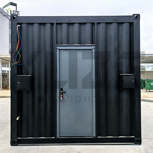 Bền màu đen ngoài trời Modular thép lưu trữ phòng dễ dàng thiết lập thời tiết vận chuyển container nhà - Product Image 4