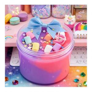 Kit de Plastilina y Slime Personalizado para Manualidades, Masilla de Alta Elasticidad con Pigmentos Brillantes, Juguete Divertido y Duradero para Aliviar el Estrés - Product Image 4