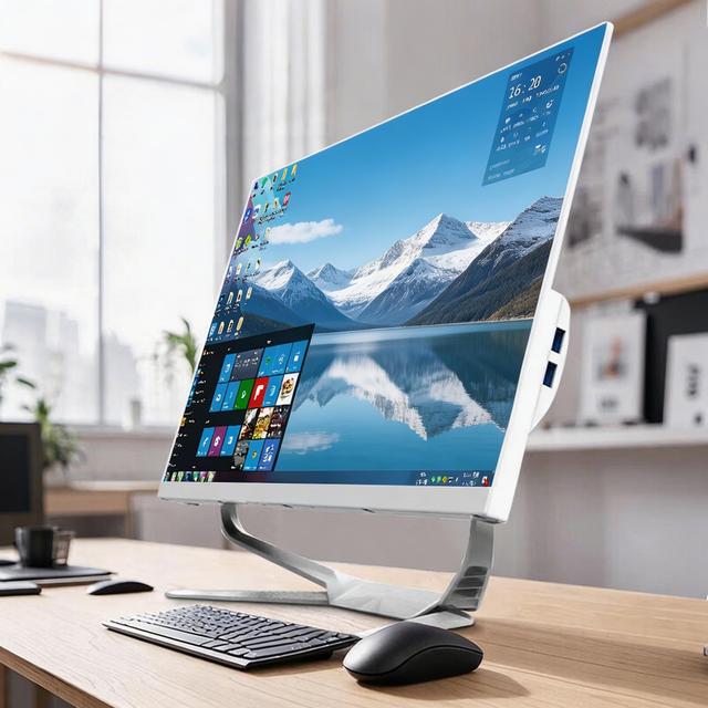 27 Inch All-in-One PC Core I7 16GB RAM 512GB SSD OEM AIO Desktop Computer Monoblock All in One PC With UPS Battery