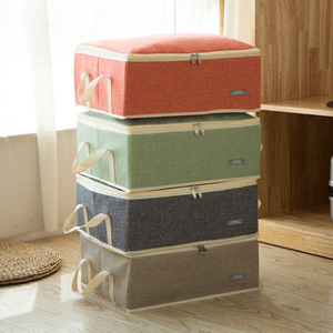 Oxford Fabric Storage Folding Wardrobe Oversized Quilt Storage Box