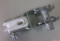 Hoogspannings geïsoleerde elektrische afrasteringsdraadspanner met aluminium spoel voor veeteelt, eindpaalbeveiliging en afrastering.
