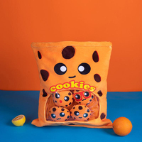En gros : Ensemble de sacs à collation en peluche chauve-souris, comprenant des jouets chauve-souris en peluche doux et rembourrés en sachet