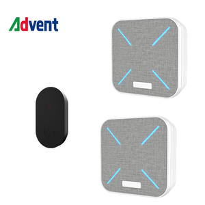 <span class=keywords><strong>Timbre</strong></span> Inalámbrico con Luz Intermitente Dinámica, Alimentación por CC/Tipo C, Funciona con Batería, con Botón de Presión Cinético - Product Image 3