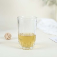 Coupe en verre transparent haute exportation directe verre de conception personnalisée pressé pour la fête pour l'eau potable ou le jus
