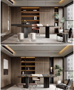 Tùy Chỉnh Hiện Đại Gỗ Rắn Được Xây Dựng Trong Kệ Sách Với Đèn LED Chiếu Sáng & Có Thể Điều Chỉnh Kệ Tường Để Thiết Kế Trần Cho Phòng Khách - Product Image 5