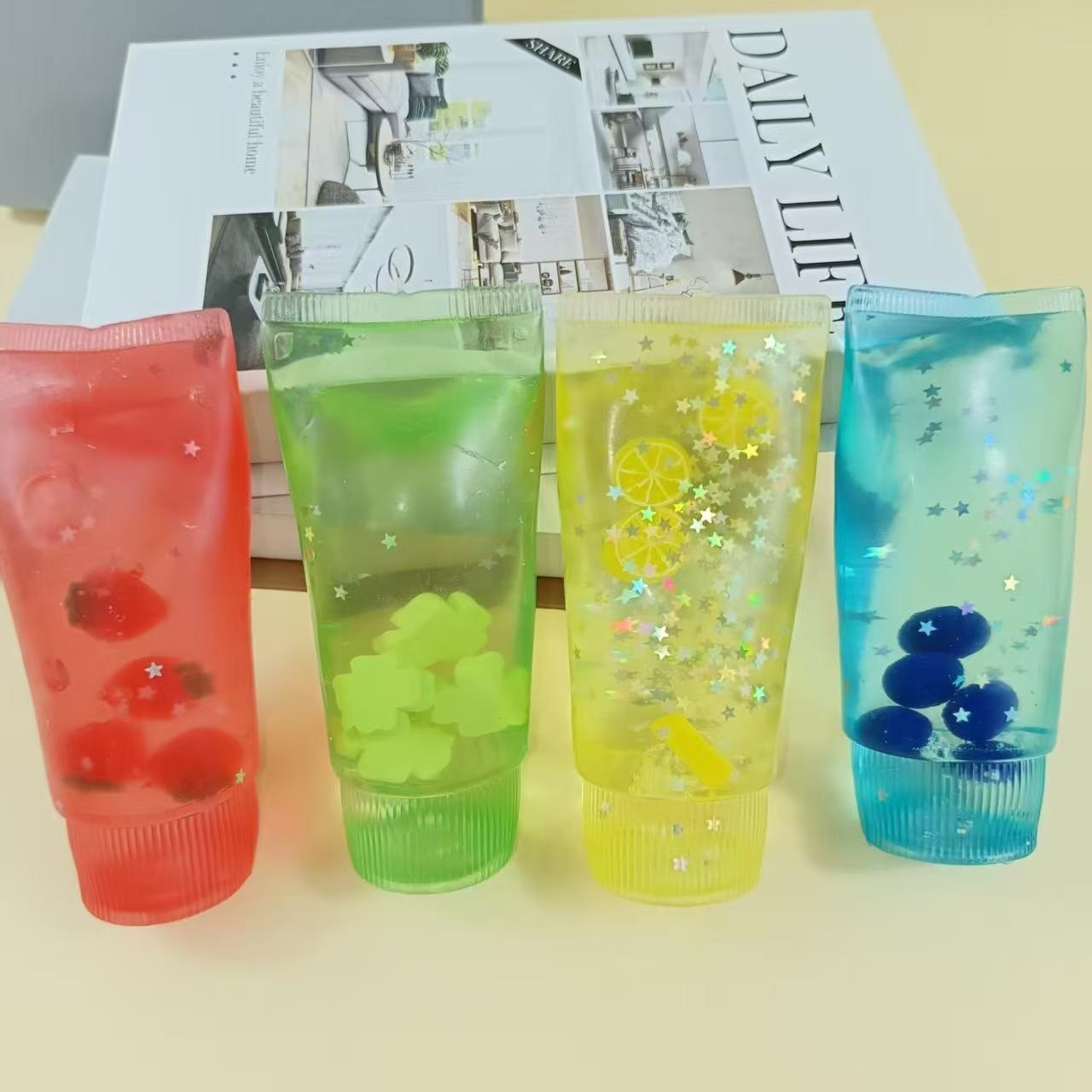 12cm toothpaste malt candy squeeze toy-random color in bag