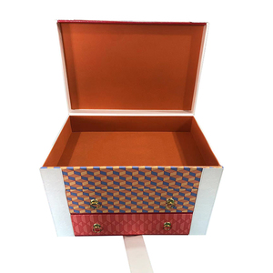 Xách tay sang trọng đa chức năng lưu trữ Hộp quà tặng với xử lý dập nổi và ngăn kéo cho bánh trung thu Snack Nut Khoai Tây Chip đóng gói - Product Image 2