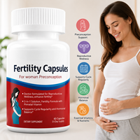 Capsules de soutien à la fertilité 60 gélules OEM Marque privée Supplément de préconception Formule de vitamines prénatales Vente en gros Direct usine