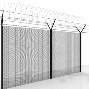 Clôture de sécurité de qualité supérieure 358 Clear View, panneaux en maille soudée antivol avec poteaux en Y - Product Image 1