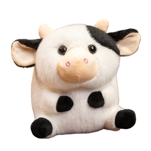 Nuevo Peluche de Vaca, Búho y Ratón en Caja, Juguete de Peluche para Decoración del Hogar, Regalo de Cumpleaños para Niños, Juguete Suave <span class=keywords><strong>Kawaii</strong></span> de Vaca, Búho y Ratón - Product Image 1