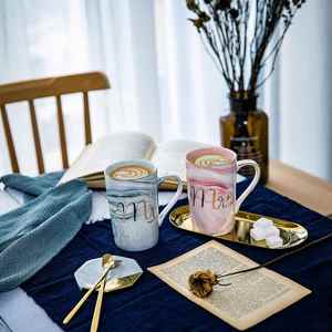 Regalos de Boda al por Mayor para Recién Casados, Regalos de Aniversario, Juego de Tazas de Cerámica de Alta Calidad Personalizadas de Fábrica, Juego de Regalo para Parejas - Product Image 6