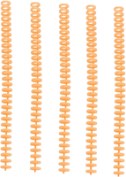 Bobines de reliure en spirale de couleurs aléatoires pour la reliure de documents de projet de cahier Capacité de tournage de page durable Fil de reliure de papeterie