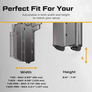 ซองปืนยุทธวิธี <span class=keywords><strong>Kydex</strong></span> ทำจากโพลิเมอร์ที่ทนทาน มีคุณสมบัติทนต่อแรงกระแทกและความร้อนได้ดีเยี่ยม และใช้งานได้จริงมาก - Product Image 6