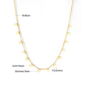 Collar Gargantilla Minimalista de Estrellas en Oro y Acero Inoxidable Hipoalergénico - Product Image 3