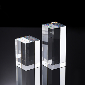 Hot Sale Blank <strong>Real</strong> K9 <strong>Crystal</strong> 669 Size Glass Cube for 3D Laser Engraving Xtool UV Machine <strong>Crystal</strong> Manufacture Supplier - Product Image 2