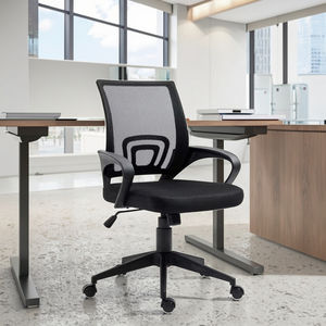 Kursi Kantor Ergonomis Jaring Hitam Putar Berkualitas Tinggi Promosi Vantervi Hot Sale dengan Penyangga Punggung - Product Image 1