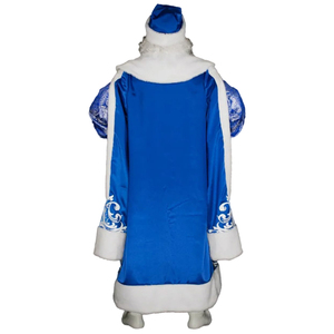 Set Costume <span class=keywords><strong>da</strong></span> Babbo Natale con Cappello, Cappotto, 2 Paia di <span class=keywords><strong>Guanti</strong></span>, Grande <span class=keywords><strong>Sacco</strong></span> Regalo e Barba in Poliestere - Product Image 4