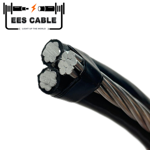 0,6/1kV ABC Cable Triplex <span class=keywords><strong>Hippa</strong></span> 6AWG Alambre de aluminio Cable aéreo incluido Cable de alimentación AAC Conductor AAC XLPE CABLE - Product Image 1