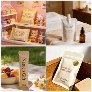 Bolsas <span class=keywords><strong>de</strong></span> Embalaje Termosellables Reciclables con Sellado <span class=keywords><strong>de</strong></span> Tres Lados Personalizadas, Bolsa para Café, Té, Cacao en Polvo, Rollo <span class=keywords><strong>de</strong></span> Película para Envasado <span class=keywords><strong>de</strong></span> Alimentos - Product Image 5