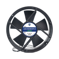 Ventilateur axial AC industriel WBO, ventilateur d'évacuation fiable à boîtier métallique pour la ventilation des armoires de serveurs