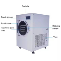 Petite machine de lyophilisation électrique en acier inoxydable, contrôle électronique, 2000W, usage domestique et commercial, pour légumes et fruits