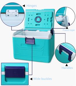Gecertificeerde Medische Koelbox Voor Bloed En Monsters Duurzaam Ontwerp Met Temperatuurweergave - Product Image 4