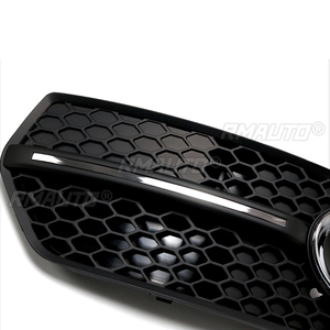 Rejilla de faro antiniebla delantero para coche, estilo panal hexagonal, para Audi Q5 2009 2010 2011 2012 80D807681 80D807682 - Product Image 4