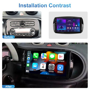 9 ''Android Autoradio Carplay Android Auto GPS <span class=keywords><strong>RDS</strong></span> HIFI-Unterstützung AHD Cam für Mercedes-Benz Smart 2016 Multimedia Video Stereo - Product Image 3