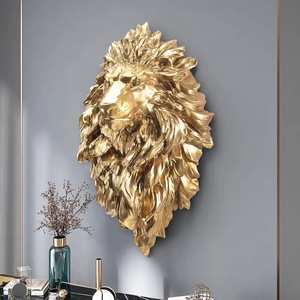 Décoration intérieure moderne <span class=keywords><strong>Statue</strong></span> <span class=keywords><strong>de</strong></span> tête <span class=keywords><strong>de</strong></span> <span class=keywords><strong>lion</strong></span> murale <span class=keywords><strong>de</strong></span> luxe Intérieur Hôtel Tête <span class=keywords><strong>de</strong></span> <span class=keywords><strong>lion</strong></span> Tenture murale Art Sculpture tête <span class=keywords><strong>de</strong></span> <span class=keywords><strong>lion</strong></span> <span class=keywords><strong>en</strong></span> relief - Product Image 1