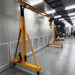 Nouvelle Grue Portique Légère et Portable en Promotion, 1-10 Tonnes, avec Moteur et Roulement, Hauteur de Levage 15m, à Vendre - Product Image 3