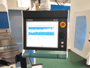 Presse plieuse CNC SANXIN 63T 100T 220T Presse plieuse hydraulique servo <span class=keywords><strong>Machine</strong></span> de pliage CNC Prix <span class=keywords><strong>Machine</strong></span> de traitement des tôles métalliques - Product Image 4