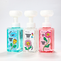 Savon pour les mains nourrissant pour enfants avec des bulles de fleurs pour le nettoyage des mains