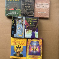 Cartes de Tarot et Oracle de Divination Écologiques, Jeu d'Affirmations Positives en Papier avec Guide pour Cadeau