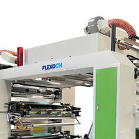 Presse d'impression flexographique automatique pour emballages de café, de hamburgers et sacs de courses
